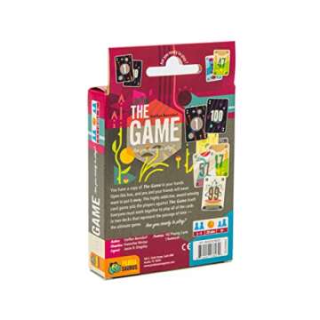 The Game Card Game - A Highly-Addictive Challenge of Teamwork and Strategy, Fun Family Game for Kids and Adults, Ages 8+, 1-5 Players, 20 Minute Playtime, Made by Pandasaurus Games