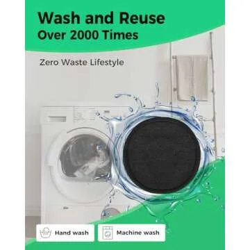 ProCIV Reusable Organic Cotton Pads for All Skin Types