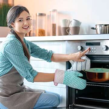 Silicone Lids Extra Large Teal Set of 6 Sturdy Suction Seal Covers. Universal fit for Pots, Fry Pans, Cups, and Bowls 5" to 12". Natural grip handles interlock for easy use and storage. Food Safe.