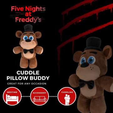 Five Nights at Freddy's Plush Cuddle Pillow - Soft, Fun, and Perfect for Kids