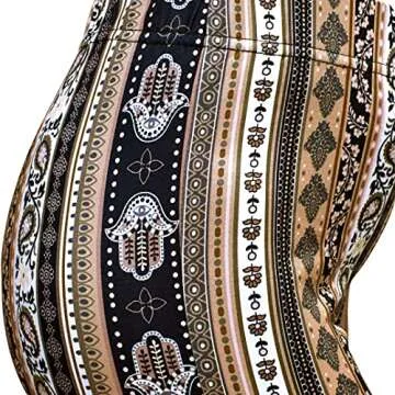 Daisy Del Sol Comfy Lightweight Stretch Vintage Palazzo 70s Bell Bottom Flare Lounge Yoga Pants Mocha