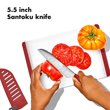 OXO 5.5in Santoku Knife with Safety Sheath for Camp