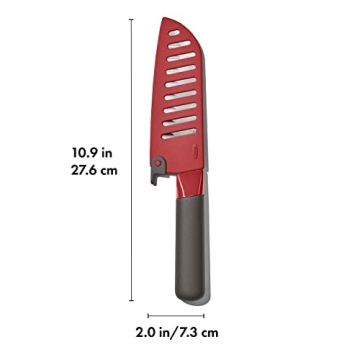 OXO 5.5in Santoku Knife with Safety Sheath for Camp