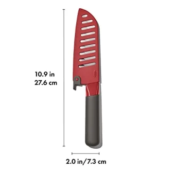 OXO 5.5in Santoku Knife with Safety Sheath for Camp