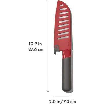 OXO 5.5in Santoku Knife with Safety Sheath for Camp