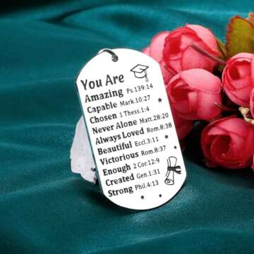 Inspirational Graduation Keychain Gifts for 2025 Grads