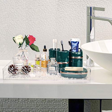 Elegant 12x16 Clear Acrylic Tray for Serving and Organizing