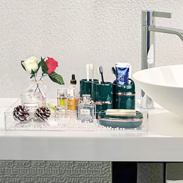 Elegant 12x16 Clear Acrylic Tray for Serving and Organizing