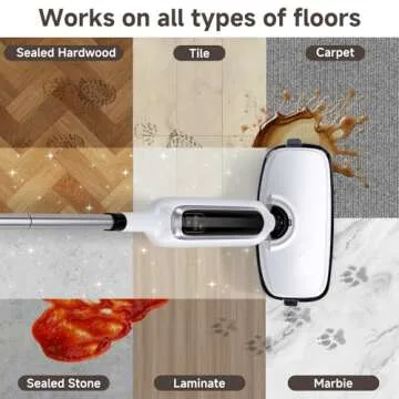 Versatile 12-in-1 Steam Mop for Home Cleaning