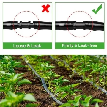 Kalolary 150 Pack 1/4" Barbed Connectors for Irrigation