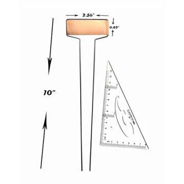 30 Copper Garden Plant Tags Planting Labels Reusable Gardening Markers with 2 Marker Pens for Patio Vegetable Herbs Flowers Nursery Seeding 10.8''