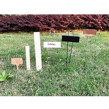 30 Copper Garden Plant Tags Planting Labels Reusable Gardening Markers with 2 Marker Pens for Patio Vegetable Herbs Flowers Nursery Seeding 10.8''