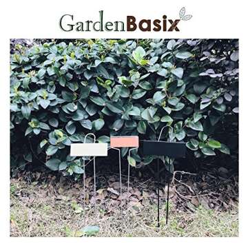 30 Copper Garden Plant Tags Planting Labels Reusable Gardening Markers with 2 Marker Pens for Patio Vegetable Herbs Flowers Nursery Seeding 10.8''