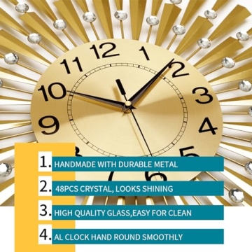 Elegant FLEBLE Clock for Home and Office Decor