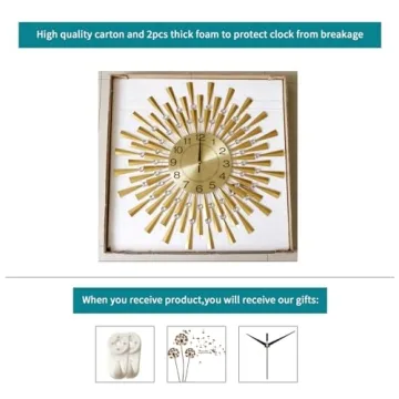 Elegant FLEBLE Clock for Home and Office Decor