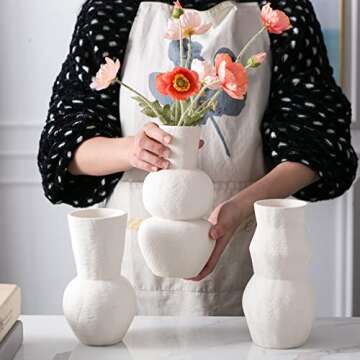 Banllis Ceramic Vases Set for Modern Home Decor