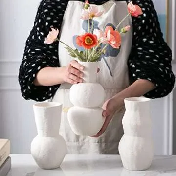 Banllis Ceramic Vases Set for Modern Home Decor