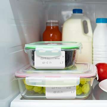 Dissolvable Food Labels for Clean Kitchen Organization