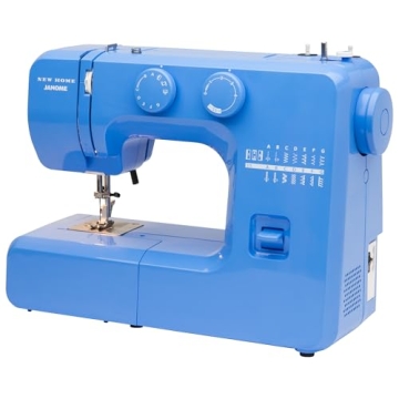 Janome Blue Couture Beginner Sewing Machine with Tutorials