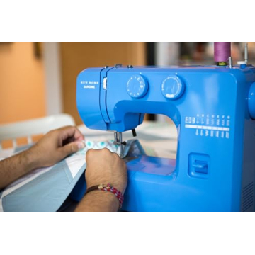 Janome Blue Couture Beginner Sewing Machine with Tutorials