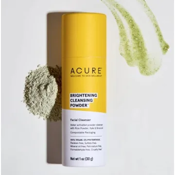 Acure Brightening Cleansing Powder | Natural Hydrating Cleanser