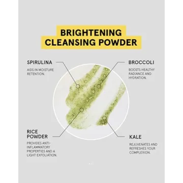 Acure Brightening Cleansing Powder | Natural Hydrating Cleanser