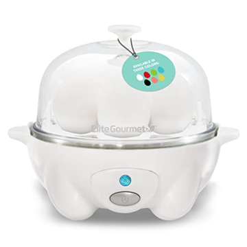 Elite Gourmet EGC-007 Rapid Egg Cooker 7 Egg Capacity