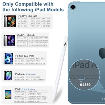 Affordable Stylus Pen for iPad - Palm Rejection & Fast Charging