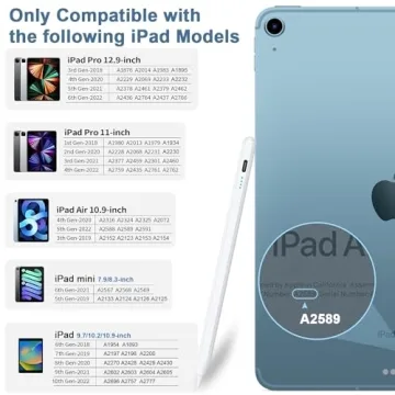 Affordable Stylus Pen for iPad - Palm Rejection & Fast Charging