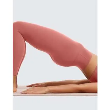 CRZ YOGA High Waisted Buttery Soft Lounge Legging 25 inches Briar Rose Medium