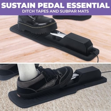 Non-Slip Sustain Pedal Mat for Keyboards