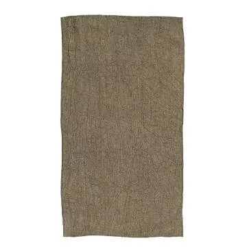 Creative Co-Op Olive Stonewashed Linen Tea Towel