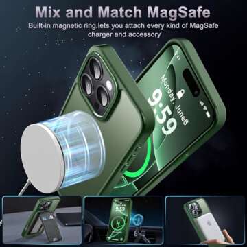 Newfuture iPhone 16 Pro Magnetic Case - Shockproof & Stylish Protective Cover