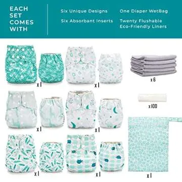 Eco-Friendly Simple Being Cloth Diapers for Infants