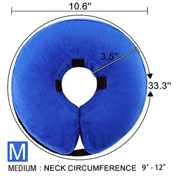 Comfortable Inflatable Dog Cone Collar for Recovery