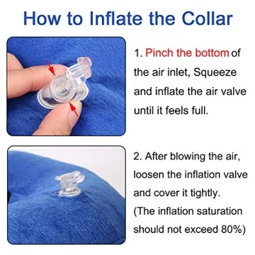 Comfortable Inflatable Dog Cone Collar for Recovery