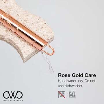 COOK WITH COLOR Silicone Cooking Utensils, Kitchen Utensil Set, Easy to Clean Silicone Kitchen Utensils, Cooking Utensils for Nonstick Cookware, Kitchen Gadgets Set, Mini, Gray