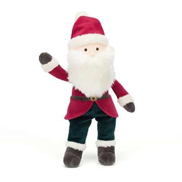 Jellycat Jolly Santa Stuffed Toy, Original 13.5 inches - Christmas Plush Toy - Classic Children's Gi...