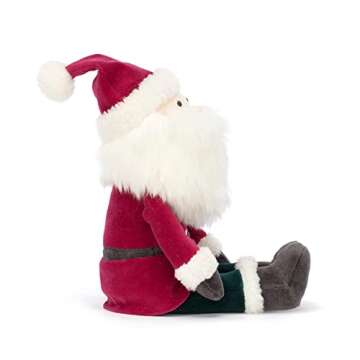 Jellycat Jolly Santa Stuffed Toy, Original 13.5 inches - Christmas Plush Toy - Classic Children's Gift