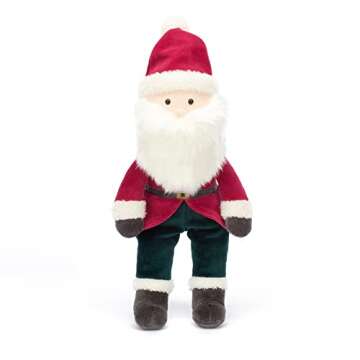 Jellycat Jolly Santa Stuffed Toy, Original 13.5 inches - Christmas Plush Toy - Classic Children's Gift