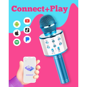 VERKB Kids Karaoke Microphone for Fun Singing
