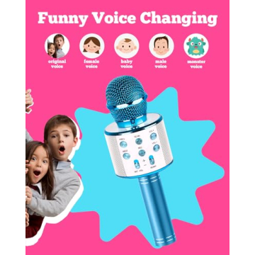 VERKB Kids Karaoke Microphone for Fun Singing