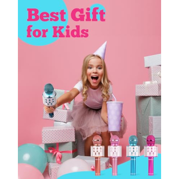 VERKB Kids Karaoke Microphone for Fun Singing