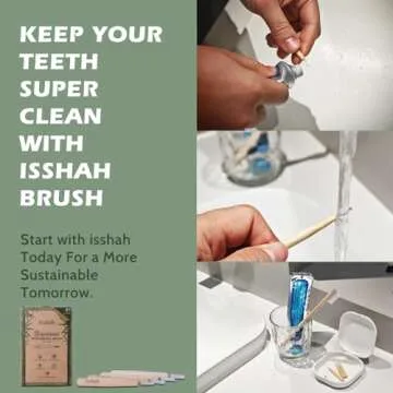 Isshah Bamboo Interdental Brushes for Sustainable Dental Care