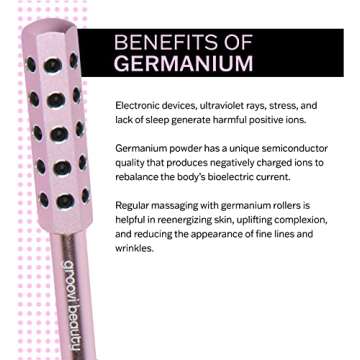 GROOVI BEAUTY Face Roller Massaging Stones Uplift Skin, Promote Lymphatic draining, Reduces fine Lines & Wrinkles, de-Puffs The Skin & Reduces Facial Muscle Tension | No Batteries
