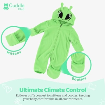 Warm Fleece Baby Bunting Suit for Infants and Toddlers