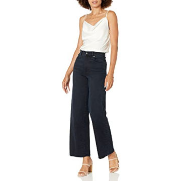 The Drop Women's Christy Cowl Neck Silky Top Shirt