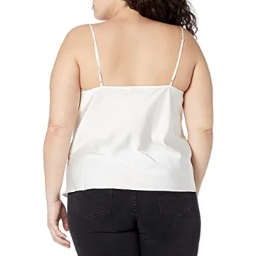 The Drop Women's Christy Cowl Neck Silky Top Shirt