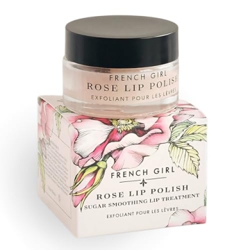 French Girl Rose Lip Scrub - Clean Hydrating Lip Exfoliator