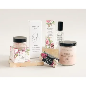 French Girl Rose Lip Scrub - Clean Hydrating Lip Exfoliator